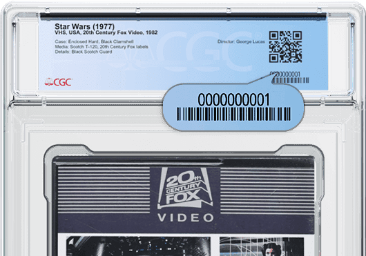 Verify CGC Home Video Certification CGC